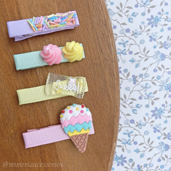 Kit de Hair Clips Infantil - 4 itens