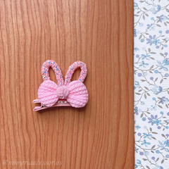 Hair Clip Infantil Páscoa Rosa - comprar online