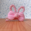 Hair Clip Infantil Páscoa Rosa