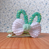 Hair Clip Infantil Páscoa Verde