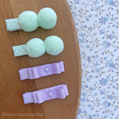 Kit de Hair Clips Infantil Parzinhos