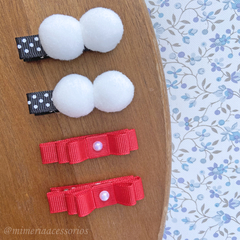 Kit de Hair Clips Infantil Parzinhos