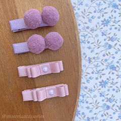 Kit de Hair Clips Infantil Parzinhos