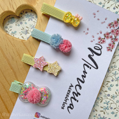 Kit de Hair Clips Infantil - 4 itens - comprar online