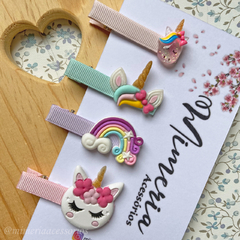 Kit de Hair Clips Infantil - 4 itens - comprar online