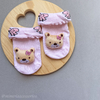 Meia Baby Ursinha Rosa - comprar online