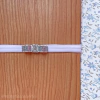 Faixa Slim Básica Laço Chanel Prata e Branco