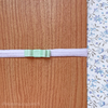 Faixa Slim Básica Laço Chanel Verde e Branco