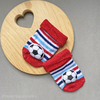 Meia Bola de Futebol Vermelha