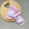 Meia Baby Coelha Rosa