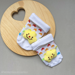 Meia Baby Estrelas Branca