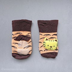Meia Baby Tigre Marrom - comprar online