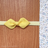 Faixa Slim Básica Laço Folha Amarelo