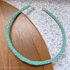 Tiara Cristal Strass Verde