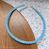 Tiara Cristal Strass Azul
