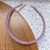 Tiara Cristal Strass Lilás