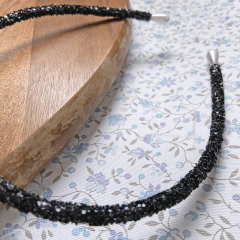 Tiara Cristal Strass Preta - comprar online