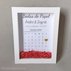 Quadro de Origami Bodas de Papel Andre e Ingrid