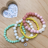 Kit de Pulseiras Infantil Margarida - 4 itens