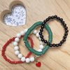 Kit de Pulseiras Infantil Coração - 4 itens