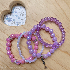 Kit de Pulseiras Infantil Fashion - 4 itens