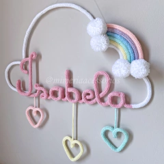 Porta Maternidade Tricotin Isabela + Chuva de Amor + Arco Íris na internet