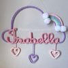 Porta Maternidade Tricotin Isabella + Chuva de Amor + Arco Íris