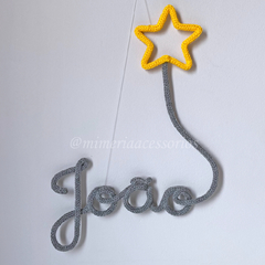 Porta Maternidade Tricotin João + Estrela