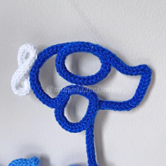 Porta Maternidade Tricotin João Lucas + Avião - Mimeria Acessórios