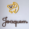 Porta Maternidade Tricotin Joaquim + Rei Leão