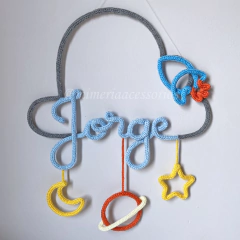 Porta Maternidade Tricotin Jorge + Espaço - comprar online