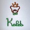 Porta Maternidade Tricotin Kaleb + Urso Príncipe - comprar online