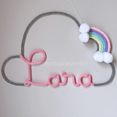 Porta Maternidade Tricotin Lara + Arco Íris - comprar online