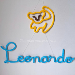 Porta Maternidade Tricotin Leonardo + Rei Leão