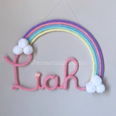 Porta Maternidade Tricotin Liah + Arco Íris - comprar online