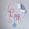 Porta Maternidade Tricotin Liz + Chuva de Amor + Arco Íris