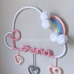 Porta Maternidade Tricotin Lorena + Chuva de Amor + Arco Íris - comprar online