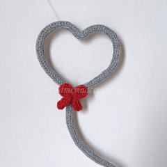 Porta Maternidade Tricotin Lucas + Coração - Mimeria Acessórios