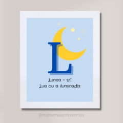 Kit de Quadros Decorativos Lunna na internet