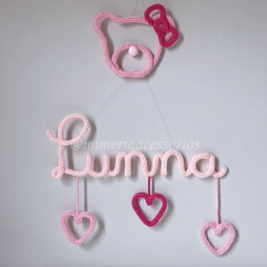 Porta Maternidade Tricotin Lunna + Ursa - comprar online