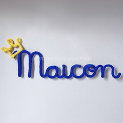 Porta Maternidade Tricotin Maicon + Coroa de Príncipe