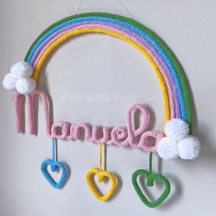 Porta Maternidade Tricotin Manuela + Chuva de Amor + Arco Íris na internet