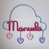 Porta Maternidade Tricotin Manuela + Chuva de Amor