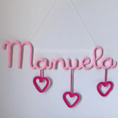 Porta Maternidade Tricotin Manuela + Chuva de Corações - comprar online