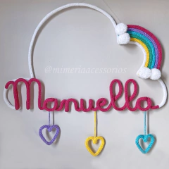 Porta Maternidade Tricotin Manuella + Chuva de Amor + Arco Íris - comprar online