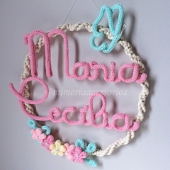 Porta Maternidade Tricotin Maria Cecília + Macramê na internet