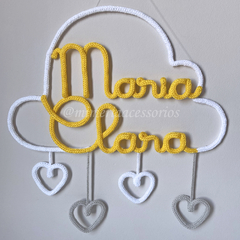 Porta Maternidade Tricotin Maria Clara + Chuva de Amor