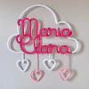 Porta Maternidade Tricotin Maria Clara + Chuva de Amor