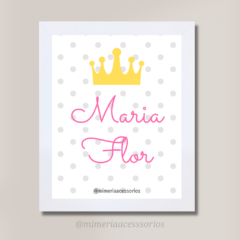 Kit de Quadros Decorativos Maria Flor - comprar online