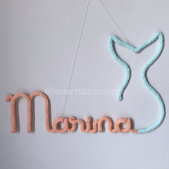 Porta Maternidade Tricotin Marina + Cauda de Sereia
